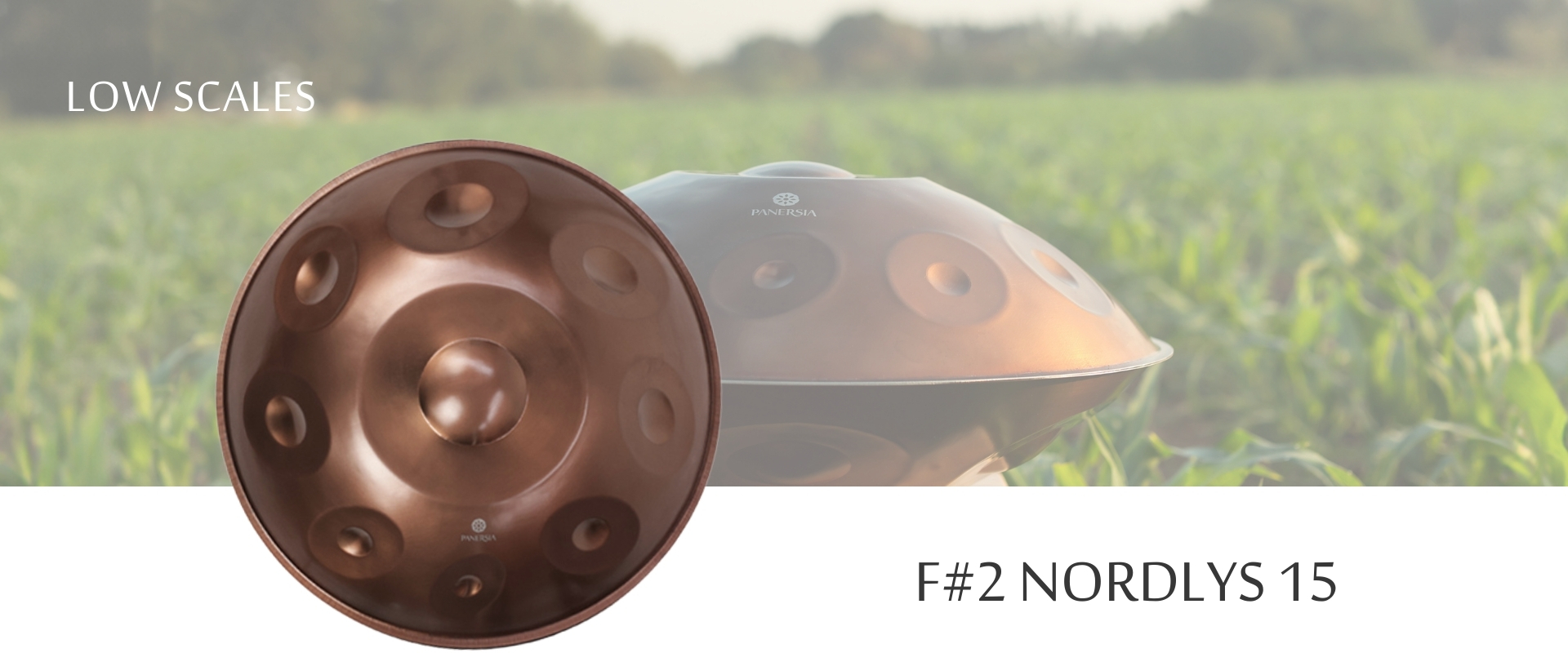 Stainless Steel Handpan Low Scales - F#2 Nordlys - 15 Notes